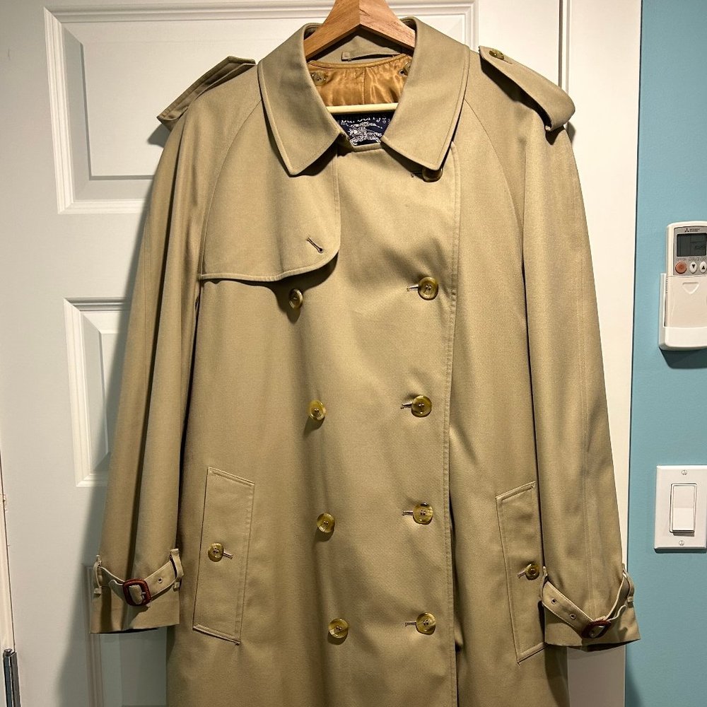1980s vintage Burberry trench coat